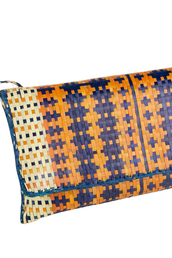 Kbas Bolso bandolera rafia natural estampado estampado