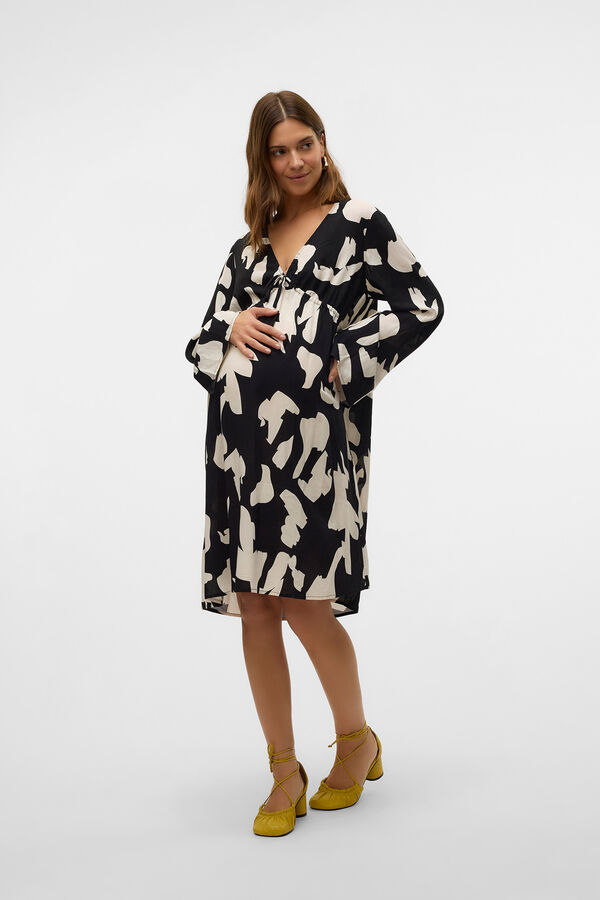 Mamalicious Vestido midi maternity preto