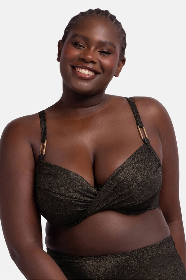 Dorina Top de biquíni com aro preto