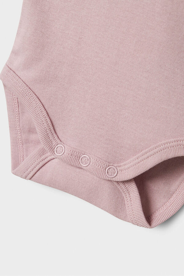 Name it Set de 3 bodies de bebe beige