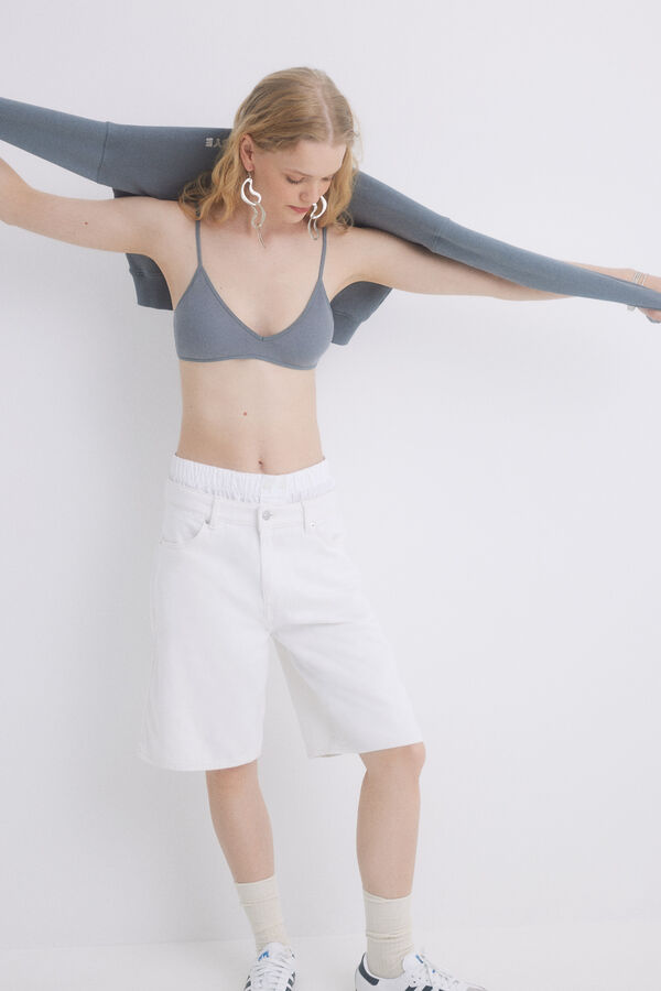 HI&BYE Soutien top seamless gris cinzento