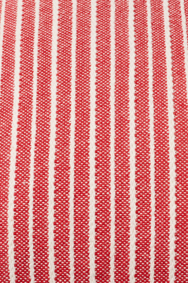 Womensecret Funda cojín rayas algodón 45x45cm. rojo