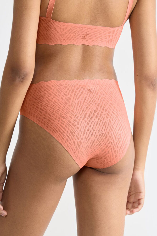 Sloggi Braga midi sin costuras naranja