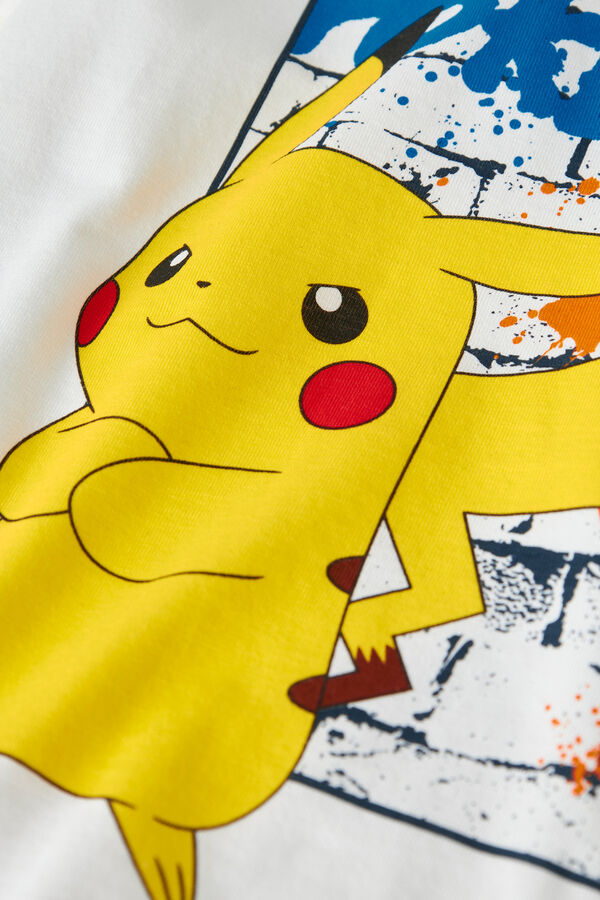 Name it Camiseta Pokemon de  ni&ntilde;o blanco