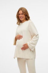 Mamalicious Sudadera de manga larga acampanada maternity y lactancia  gris