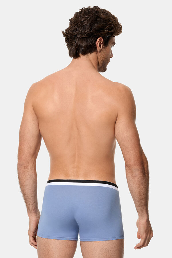 DIM Pack de 2 boxers de hombre de algod&oacute;n el&aacute;stico beige