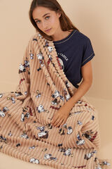 Women'secret Manta tacto suave Snoopy nude