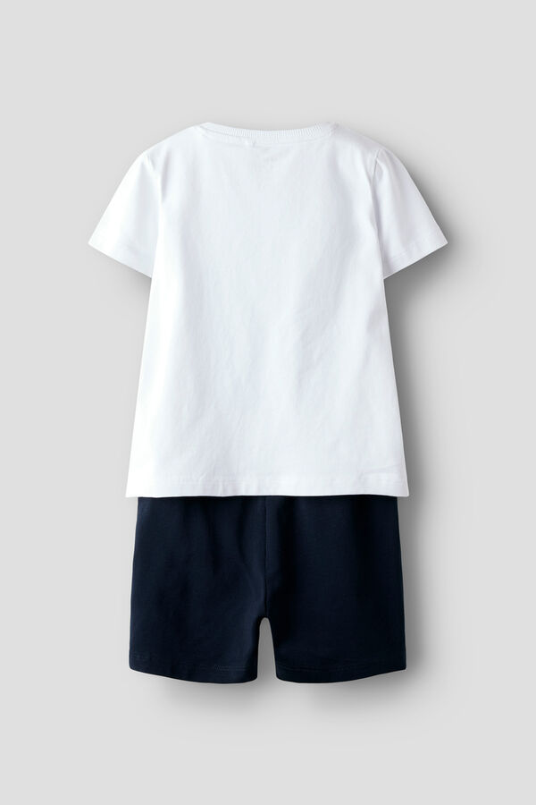 Name it Conjunto camiseta y bermuda azul