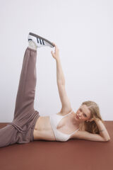 HI&BYE Soutien top seamless branco bege