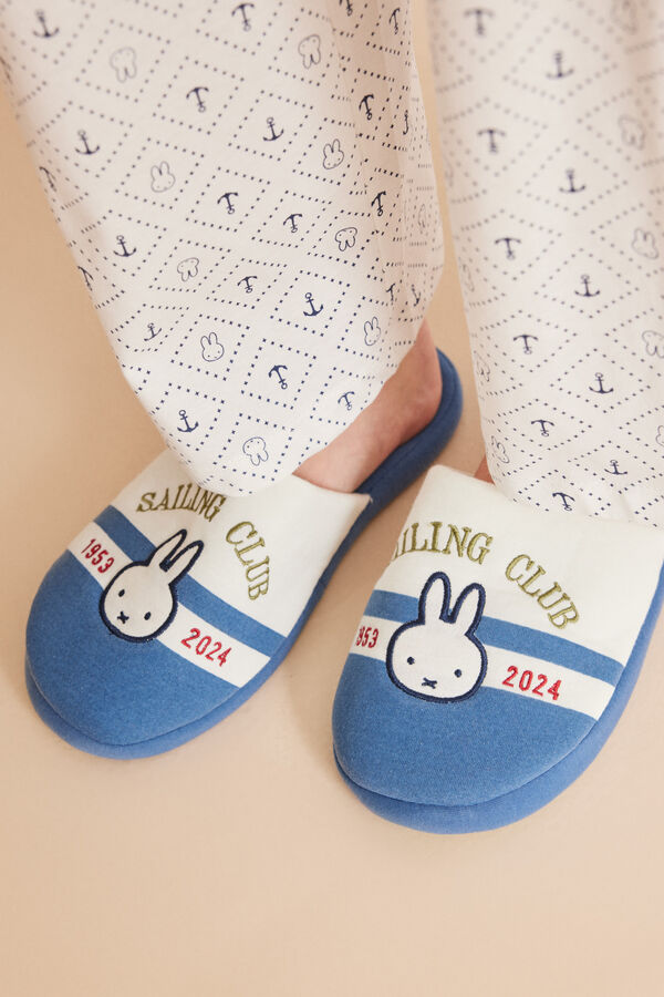 Women'secret Zapatillas casa Miffy kaki
