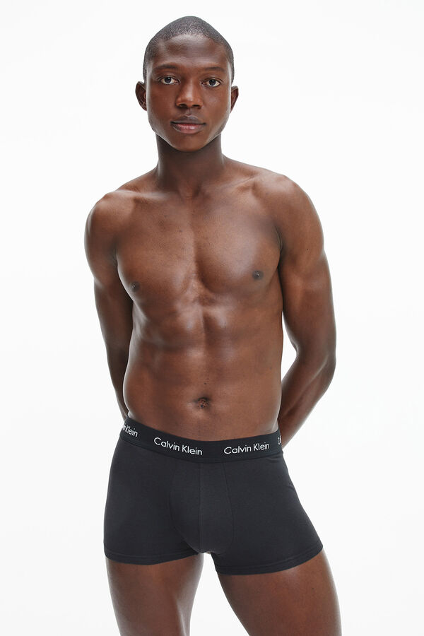 Calvin Klein Boxer de algod&oacute;n con cinturilla de Calvin Klein estampado