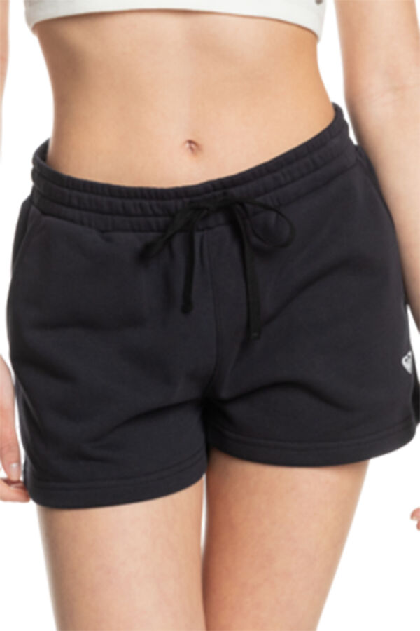 Roxy Short con cintura el&aacute;stica para Mujer - Surf Stoked  negro