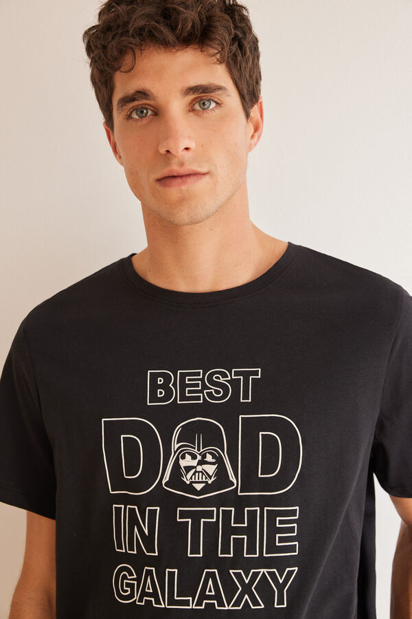 Women'secret Pijama hombre 100% algod&oacute;n Star Wars negro