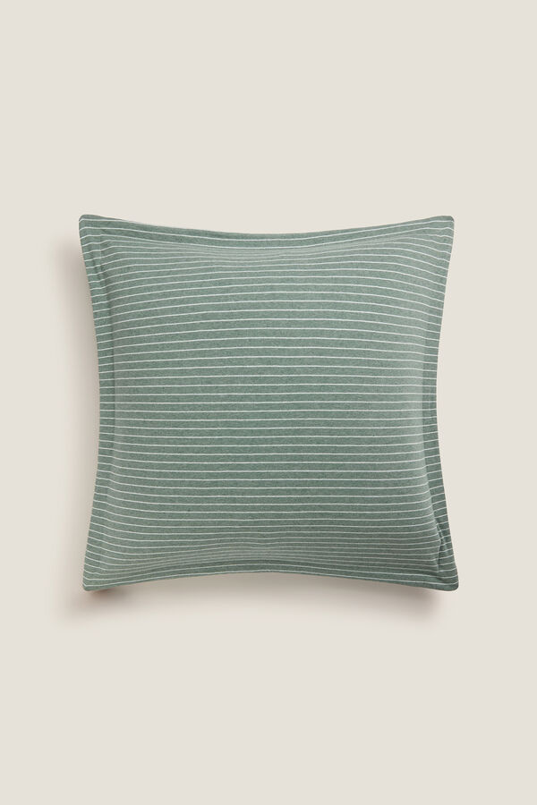 Textura Capa de malha de algod&atilde;o sustent&aacute;vel verde