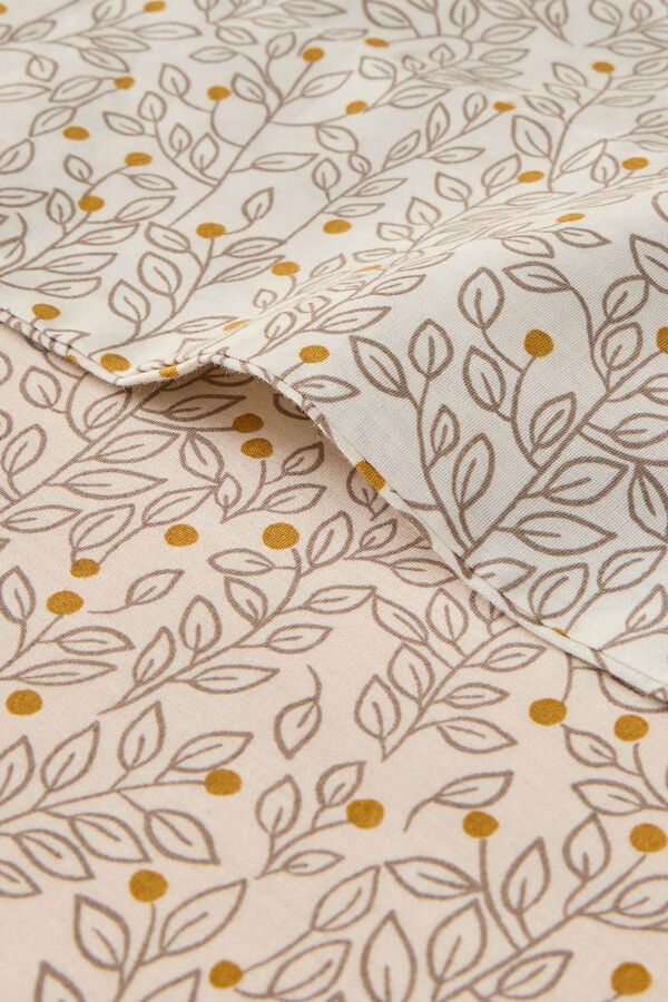 Textura Len&ccedil;&oacute;is de algod&atilde;o sustent&aacute;vel estampado