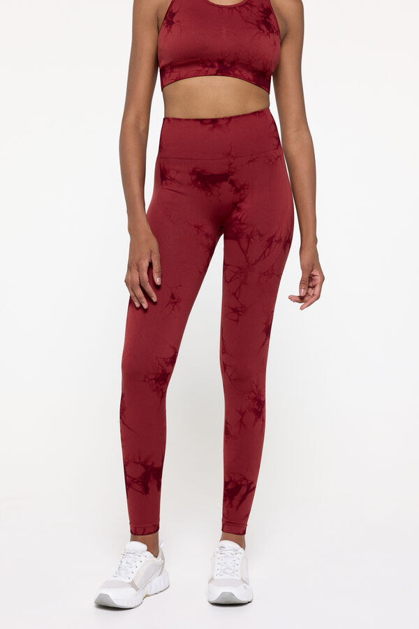 Only Play Leggins deportivos sin costuras rojo