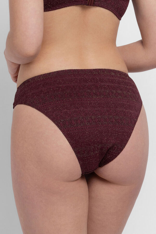Dorina Cueca de biqu&iacute;ni perna alta Ushuaia estampado