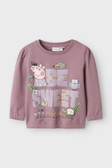 Name it Sudadera niña Peppa Pig morado/lila
