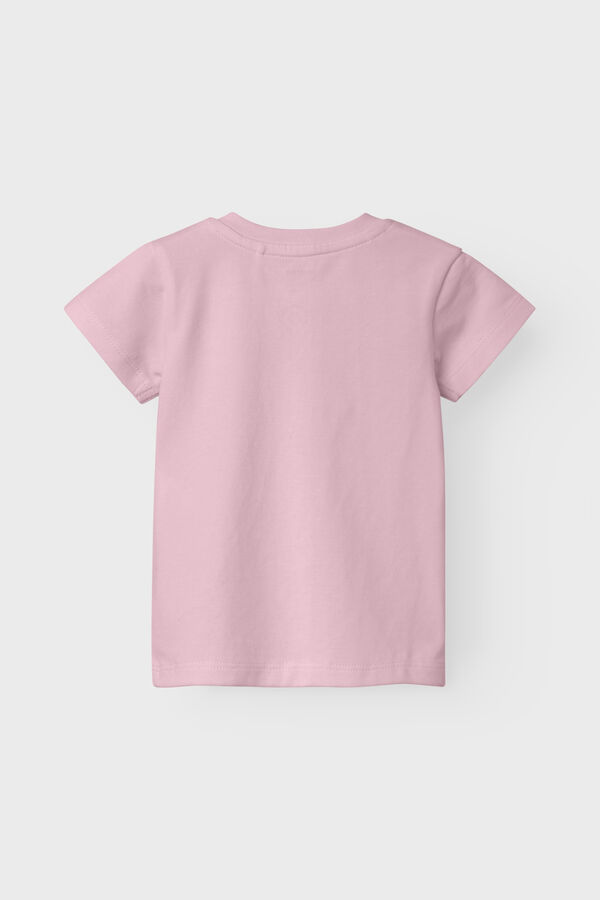 Name it Camiseta beb&eacute; ni&ntilde;a con detalle frontal rosa
