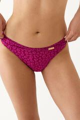 Promise Cueca de biqu&iacute;ni cl&aacute;ssica animal print rosa