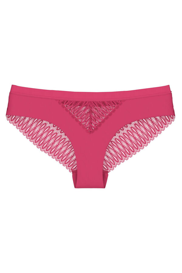 Triumph Braga brasile&ntilde;a con encaje fucsia