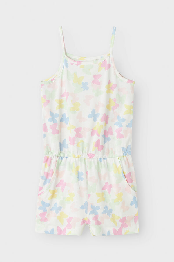 Name it Macac&atilde;o estampado para menina branco