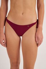Bohodot Braga bikini brasile&ntilde;a ajustable piqu&eacute; burdeos