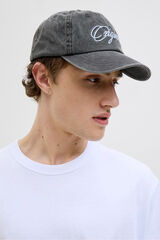 Jack & Jones Gorra texto bordado negro