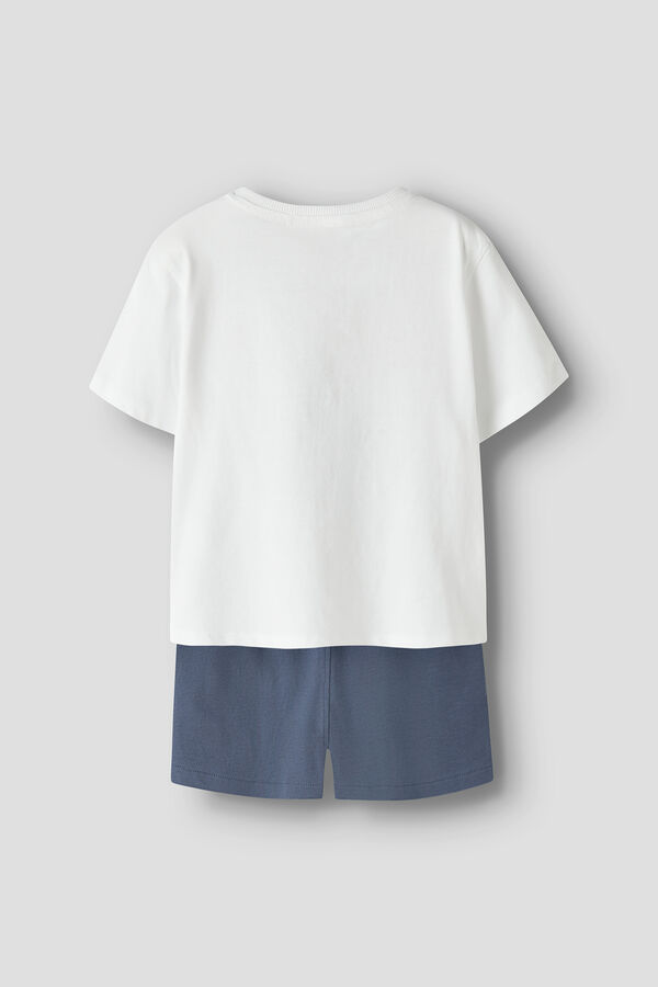 Name it Conjunto de camiseta y bermuda blanco
