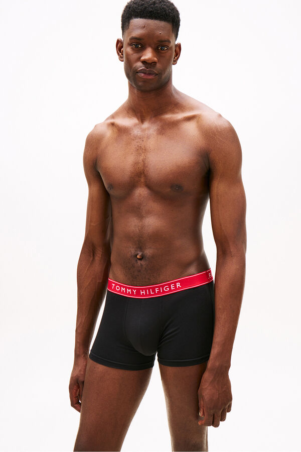 Tommy Hilfiger Pack de 3 Boxers Algod&oacute;n negro