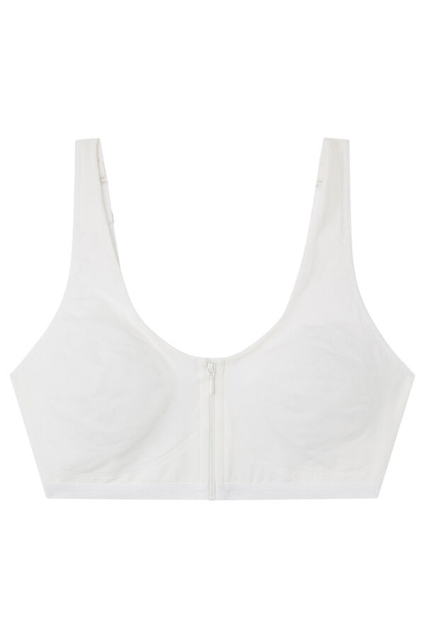 Women'secret NATURAL Soutien p&oacute;s-operat&oacute;rio algod&atilde;o branco bege
