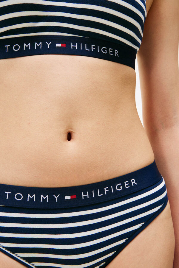 Tommy Jeans Tanga logo azul