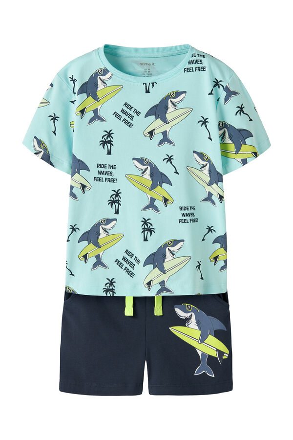 Name it Pijama curto de menino azul