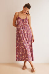 Women'secret Vestido bambula estampado boho estampado