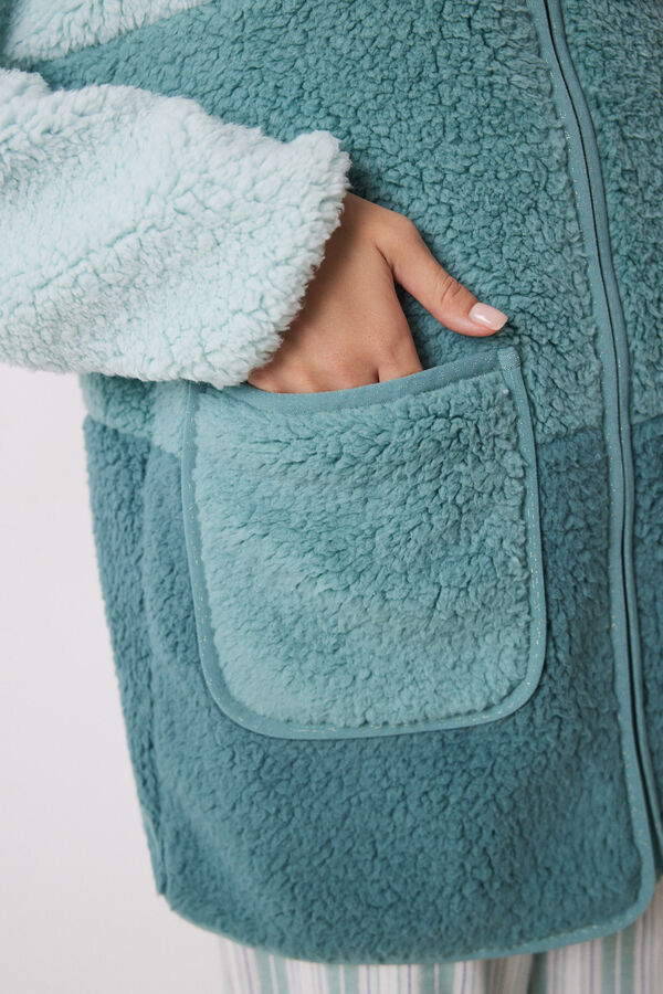 Women'secret Robe Harry Potter bloco de cor verde verde