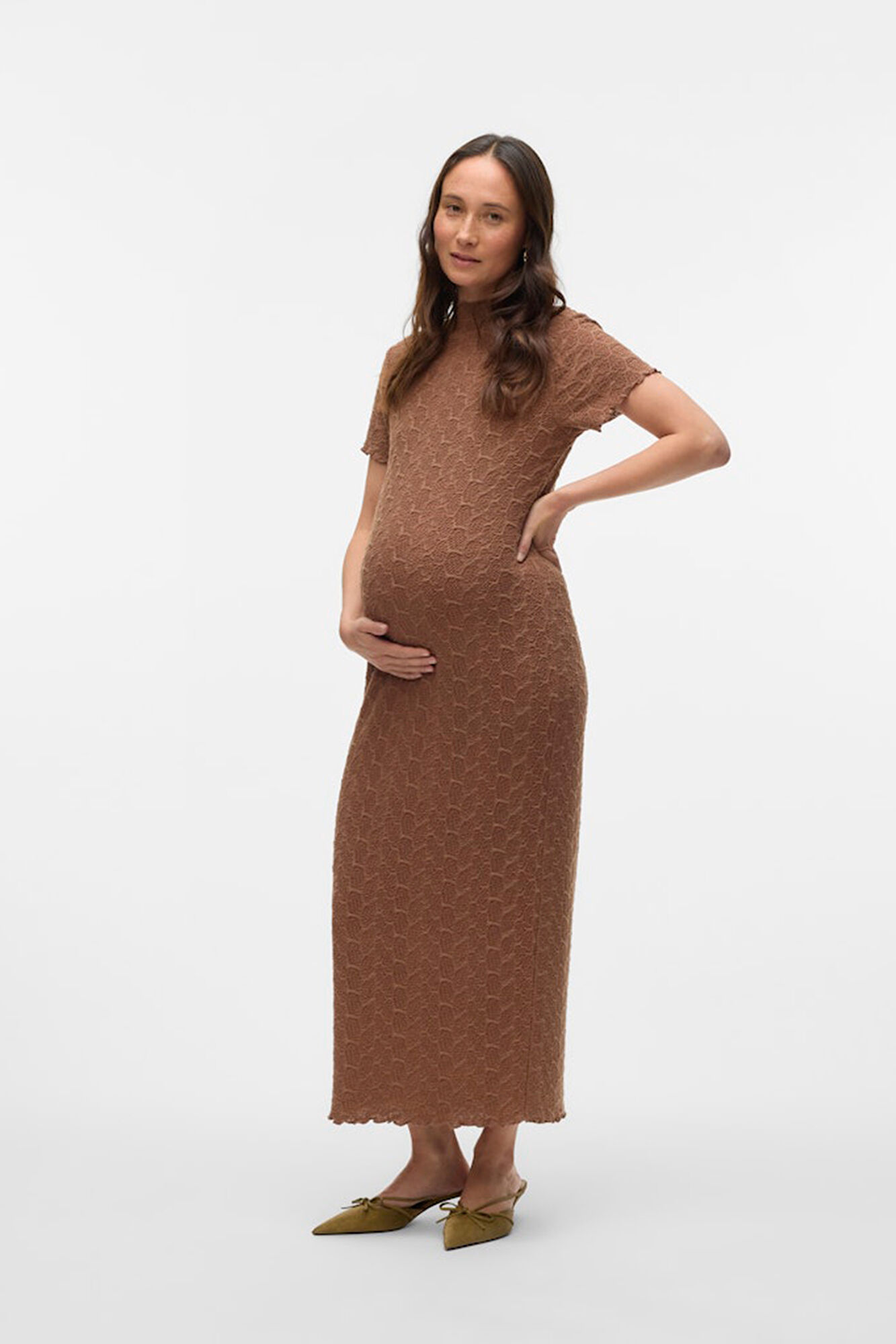 Mamalicious Vestido midi maternidade