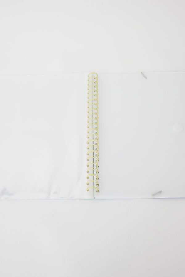 Mr. Wonderful Carpeta espiral hojas transparentes estampado