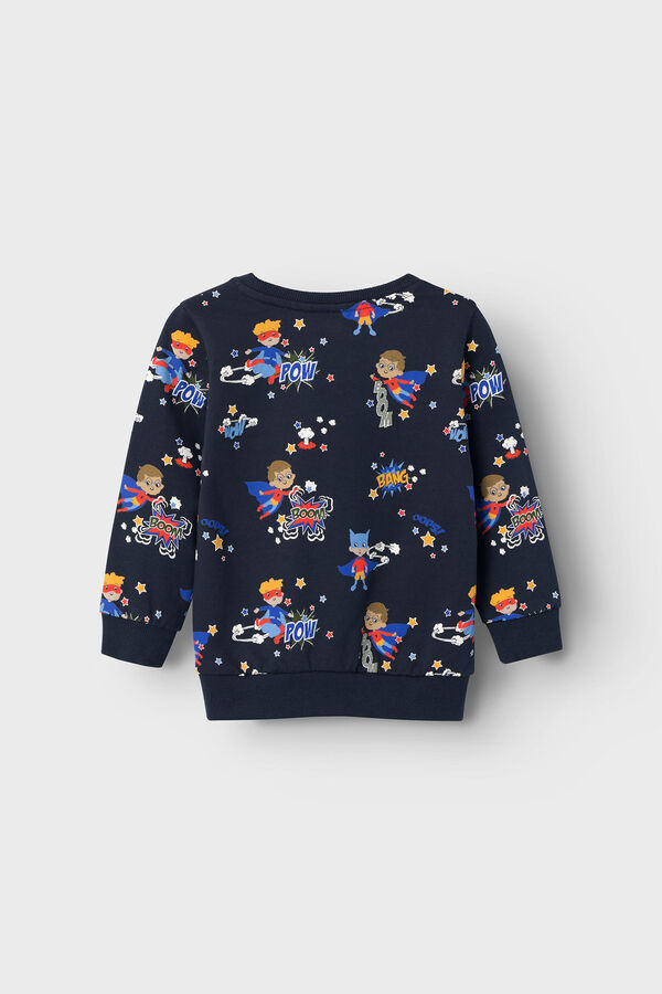 Womensecret Sudadera de mini niño estampado