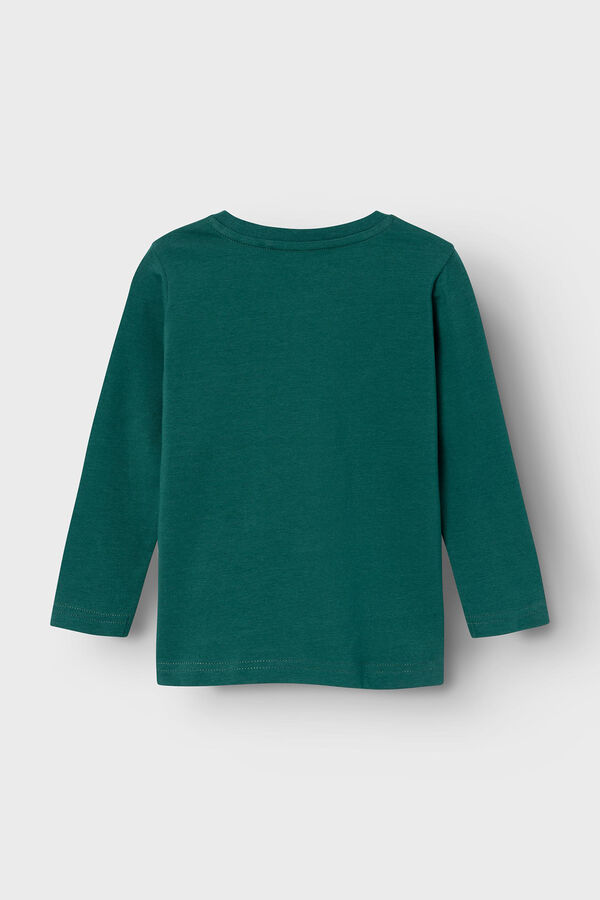 Womensecret Camiseta de mini niño verde