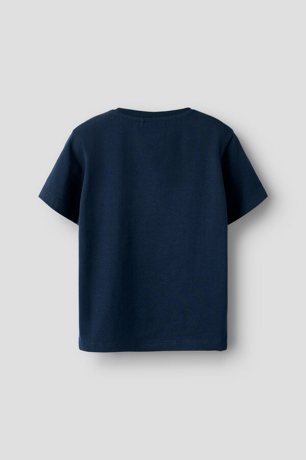 Name it T-shirt manga curta Spiderman azul