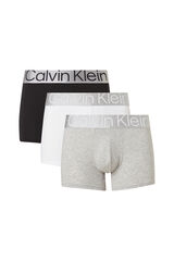 Calvin Klein Pack 3 b&oacute;xer cinturilla brillante estampado