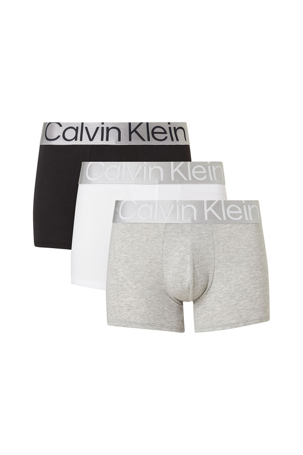 Calvin Klein Pack 3 b&oacute;xer cinturilla brillante estampado
