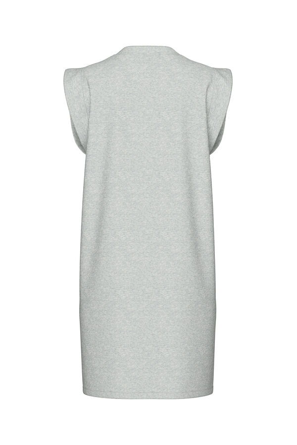 Pieces Vestido corto  gris