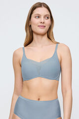 Triumph Soutien com enchimento sem aro Shape Smart azul