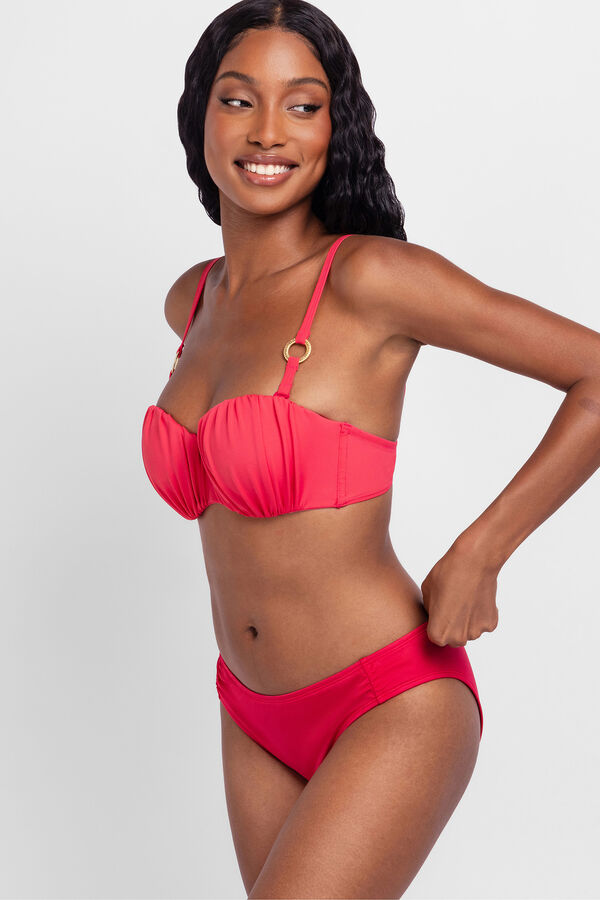 Dorina Top de biquíni bandeau rosa rosa