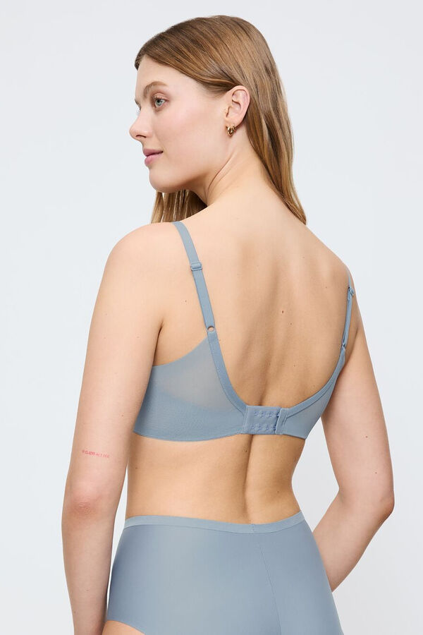 Triumph Soutien com enchimento sem aro Shape Smart azul