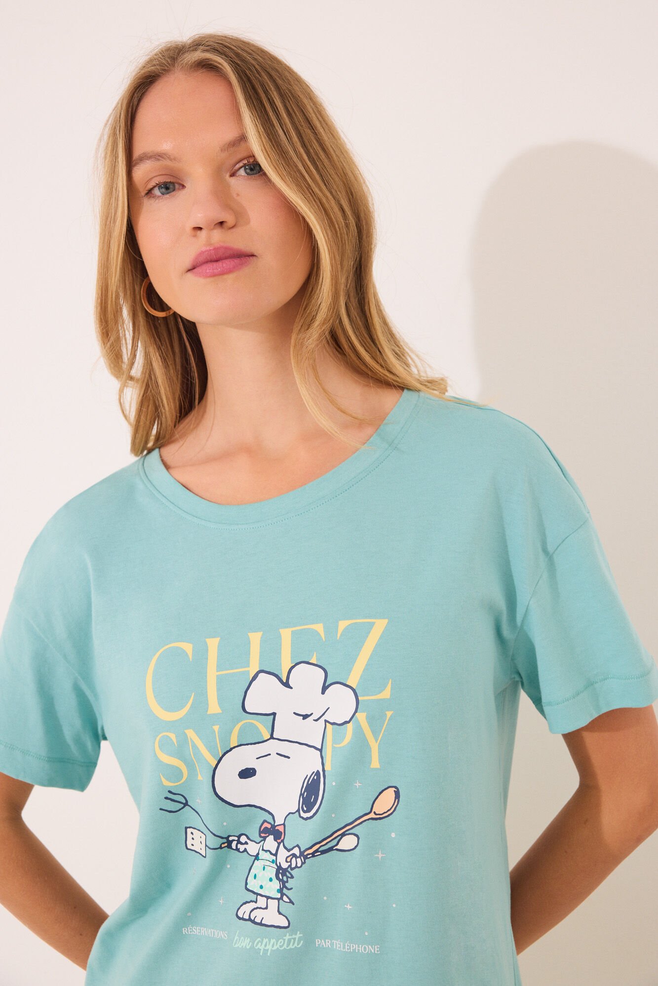 Women'secret Camisola longa verde Sebastian 100% algod&atilde;o