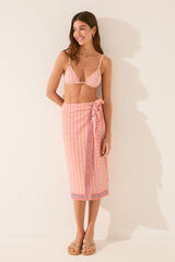 Women'secret P&aacute;reo midi com estampado geom&eacute;trica estampado