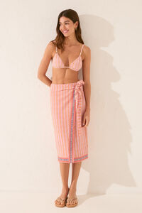 Women'secret P&aacute;reo midi com estampado geom&eacute;trica