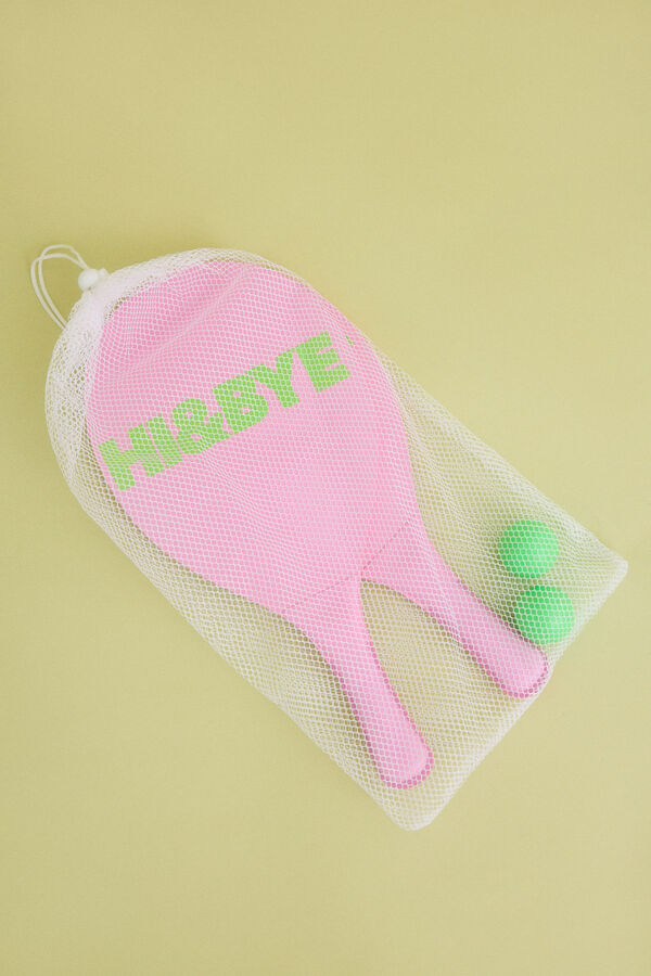 HI&BYE Palas playa print cebra rosa rosa